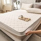 BATlaM Bedding Gesteppte Matratzenauflage - Weich Mikrofaser Matratzen Topper -...