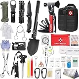 Survival Kit 163 in 1,Notfall Ausrüstung,Survival Militär Hochwertig Ausrüstung mit...