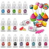 VIVEY Lebensmittelfarbe 18x6ml Food Coloring-Farben Flüssige Lebensmittel Set...