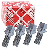 4x FEBI BILSTEIN RADSCHRAUBEN M14x1,5x27 mm VERZINKT SW17 RADBOLZEN RADSCHRAUBE, Legierter...