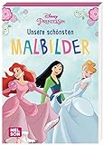 Disney Prinzessin: Unsere schönsten Malbilder: Mehr als 60 Ausmalmotive | Malblock für...