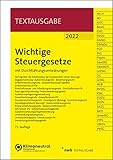 Wichtige Steuergesetze: mit Durchführungsverordnungen (Textausgabe)