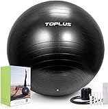 TOPLUS Gymnastikball Sitzball Extra Dicker Yoga-Ball-Stuhl, Anti-Berst-Stabilitätsba...