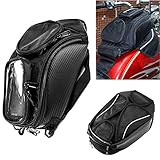 Motorrad Tankrucksack Oxford magnetische Satteltasche mit großen Fenster 48,5 *...