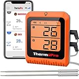 ThermoPro TP25H2 Bluetooth 5.0 Grillthermometer Wiederaufladbares...