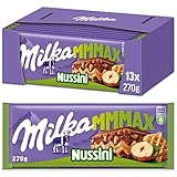 Milka MMMAX Nussini 13 x 270g Großtafel, Zartschmelzende Schokoladentafel mit feiner...