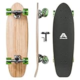 Apollo Mini-Longboard | Midi Cruiser als Komplett-Board, 70cm (30x8) | wendiges Kick Tail...