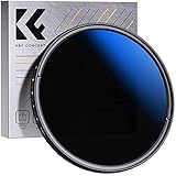 K&F Concept K-Serie 62mm ND Filter Slim Variabler Graufilter ND2-400 (1-9 Stop) Neutral...