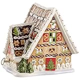 Villeroy und Boch Christmas Toys Spieluhr 'Lebkuchenhaus', Porzellan,...