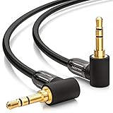 deleyCON 0,5m Klinkenkabel 3,5mm AUX Kabel Stereo Audio Kabel Klinkenstecker...