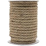 Vivifying Hanfseil, 15m 10mm Juteseil, Schwere Seil für Handwerk,Floristik, DIY,...