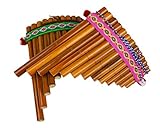 Sunny Times - Panflöte, Kinder Musikinstrument, 13 Rohre Indianer Peru, Traditionell,...