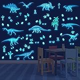 Leuchtende Dinosaurier Wandsticker Selbstklebend Dinosaurier Wandtattoo Kinderzimmer für...