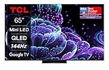 TCL 65C839 65 Zoll 164cm QLED Mini-LED Fernseher, 4K UHD, Google TV, HDR Extreme,...