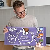 Riesen Milka Schokoladentafel personalisiert mit Namen und Botschaft - Personalisiertes XL...