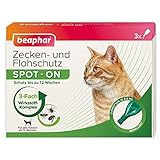 BEAPHAR - Zecken- Und Flohschutz SPOT-ON Für Katzen - Für Katzen Ab 3 Monate Geeignet -...