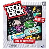 Tech Deck Sk8Shop Bonus Pack - Fingerboard-Set mit 6 authentischen Boards und Zubehör...