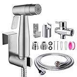 Bidet Edelstahl Handbrause, Toilette Bad Bidet für Bidet Armaturen WC mit G1/2'...