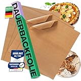 NetroxHome® - Dauerbackfolie & Grillmatte (4er Set) für Backofen und Grill -...