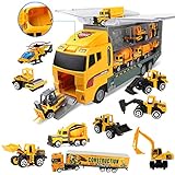 Coolplay LKW Spielzeug Auto Set Autotransporter Spielzeug Baustelle Bagger...