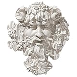 Design Toscano Bacchus, Gott des Weines: Blattmaske, Wandskulptur