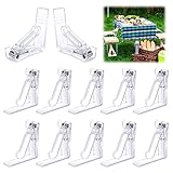 20 Pcs Tischdeckenhalter Tischdeckenklammer Klar Tischdecke Klammer Kunststoff...