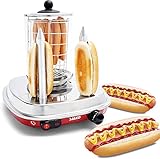 HotDog Maker Retro-Style Fast Food Thermo-Control Dampfgarer mit Heizspieße für...