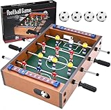 Goldge Mini Kickertisch Fußballtisch Kicker inkl. 4 Kickerbälle Maße 34.5 * 23cm Top...