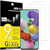 NEW'C 3 Stück, Panzer Schutz Glas für Samsung Galaxy A51, Frei von Kratzern, 9H Härte,...