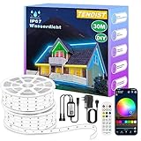 TENDIST 30M Aussenbereich LED Streifen, IP67 Outdoor LED Strip Wasserdicht, 24V...