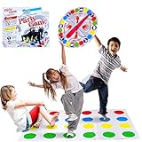 YeahBoom Twisting Spiel für Kinder & Erwachsene,Bodenspiel mit...