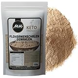 Flohsamenschalen 500 g gemahlenes Pulver - natürliche Ballaststoff gemahlen Psyllium Husk...