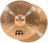 Meinl Cymbals HCS Bronze Hihat 14 Zoll (Video) Schlagzeug Becken –Paar –...