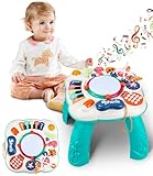 Babyspielzeug Spieltisch Ab 1 Jahr, 6 in 1 Kinderspielzeug, Kinder Lernspielzeug, Activity...