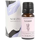 Nikura Lavendelöl - 10ml | Ätherisches Öl | 100% reines natürliches Öl | Perfekt für...