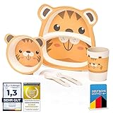 all Kids United® Kindergeschirr-Set aus Kunststoff 5-teiliges Geschirr Set mit...