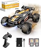 DEERC Ferngesteuertes Auto 1:14, 4WD RC Car 40 km/h mit LED Licht, 2 Akku 40...