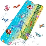 VIPNAJI rutschfeste Kinder Badewannenmatte 100x40 cm Antirutschmatte Badewanne...