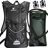 BBAIYULE® Trinkrucksack mit Trinkblase 2L,BPA Frei,Trinkbeutel Fahrradrucksack...