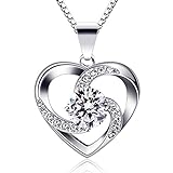 B.Catcher Kette Herz Damen Halskette 925 Sterling Silber Anhänger ''Liebe ist das...