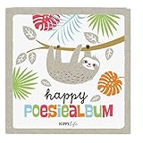 goldbuch 41 580 41580 Poesiealbum HAPPYlife mit Faultier Motiv, Album mit 96...