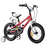 RoyalBaby Freestyle Kinderfahrrad Jungen Mädchen mit Stützräder Fahrrad 14...