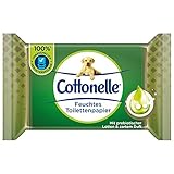 Cottonelle Feuchtes Toilettenpapier, Wohltuende Sauberkeit, Mit prebiotischer Lotion,...