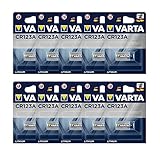 Varta CR123A Professional Batterie (10er Pack, Photo Batterie Lithium für High-Tech...