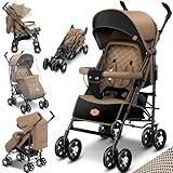 KIDIZ® Kinderwagen City-Pro Buggy Kinderbuggy klappbar Liegebuggy Sportwagen Faltbar...