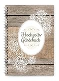 Hochzeits-Gästebuch (Ja, ich will): Mit den liebsten Glückwünschen an das...