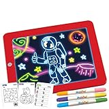 Mediashop Magic Pad – Zaubertafel mit 6 Neonfarben und 8 Leuchteffekten – Kreative...