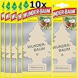 10 x Wunderbaum Kokos, lufterfrischer, duftbäume, duft Kokosnuss