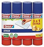 tesa Stick ecoLogo - Geruchsneutraler Klebestift für Papier und Pappe -...