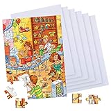 30 Blatt Puzzle Saver Schale Puzzle Klebeblatt Klar Klebstoff Puzzle Sichern...